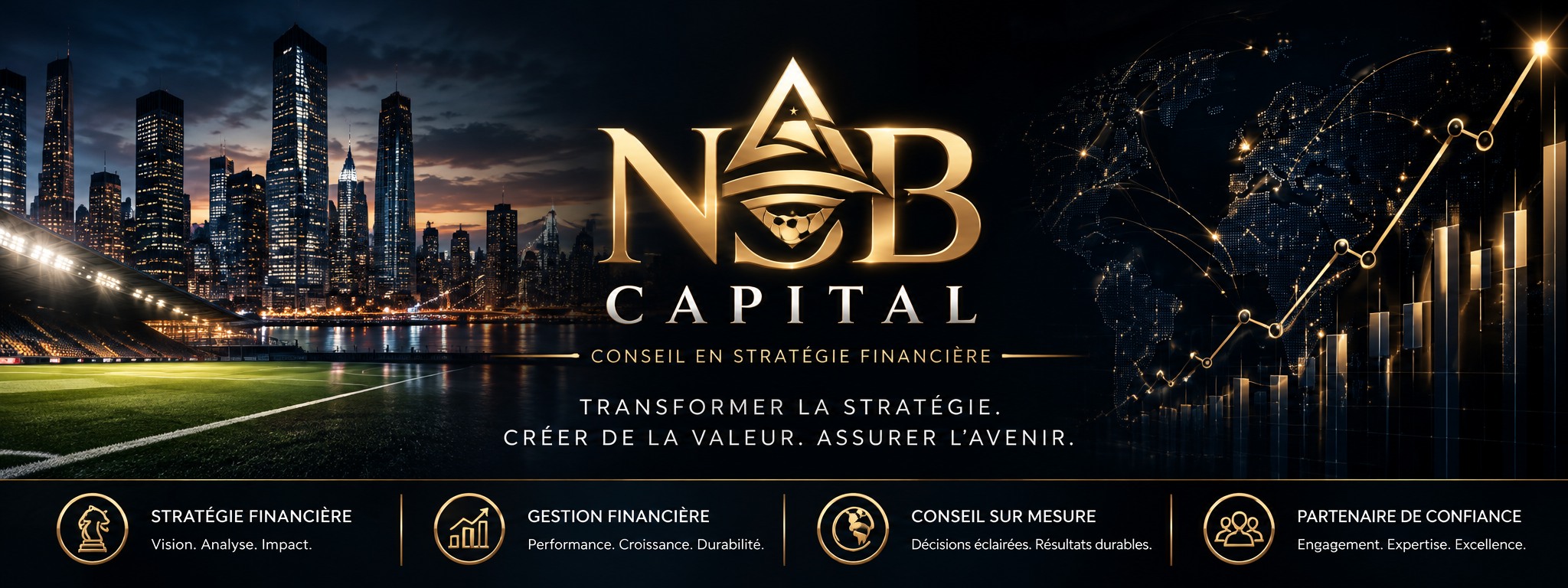 Bannière NSB Capital, sport et stratégie financière